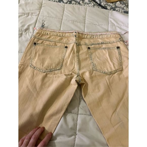 Anthropologie Free People studded bleached jeans sz31 - Picture 10 of 13